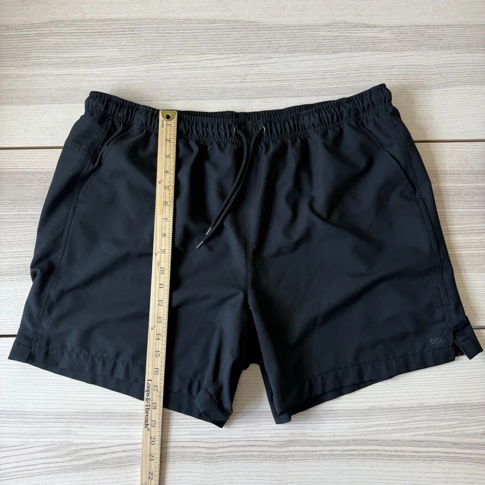 DSG Black Mesh Shorts tie plus size 2XL